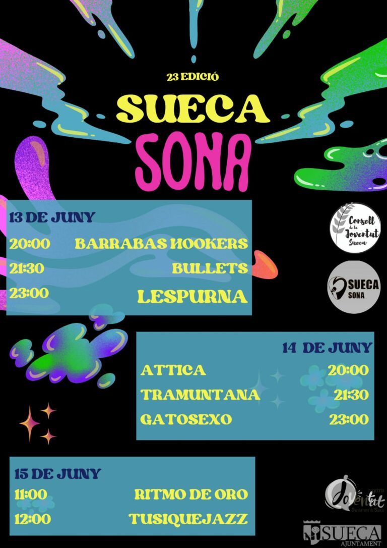 L’estiu jove arranca a Sueca amb tallers, música i activitats per a totes les edats